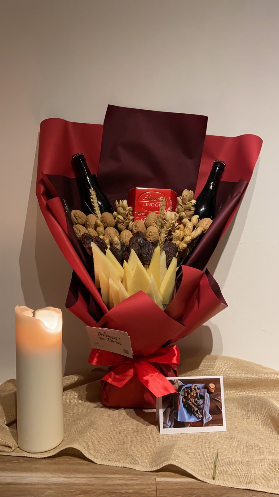 Ramo "queso y frutos secos"